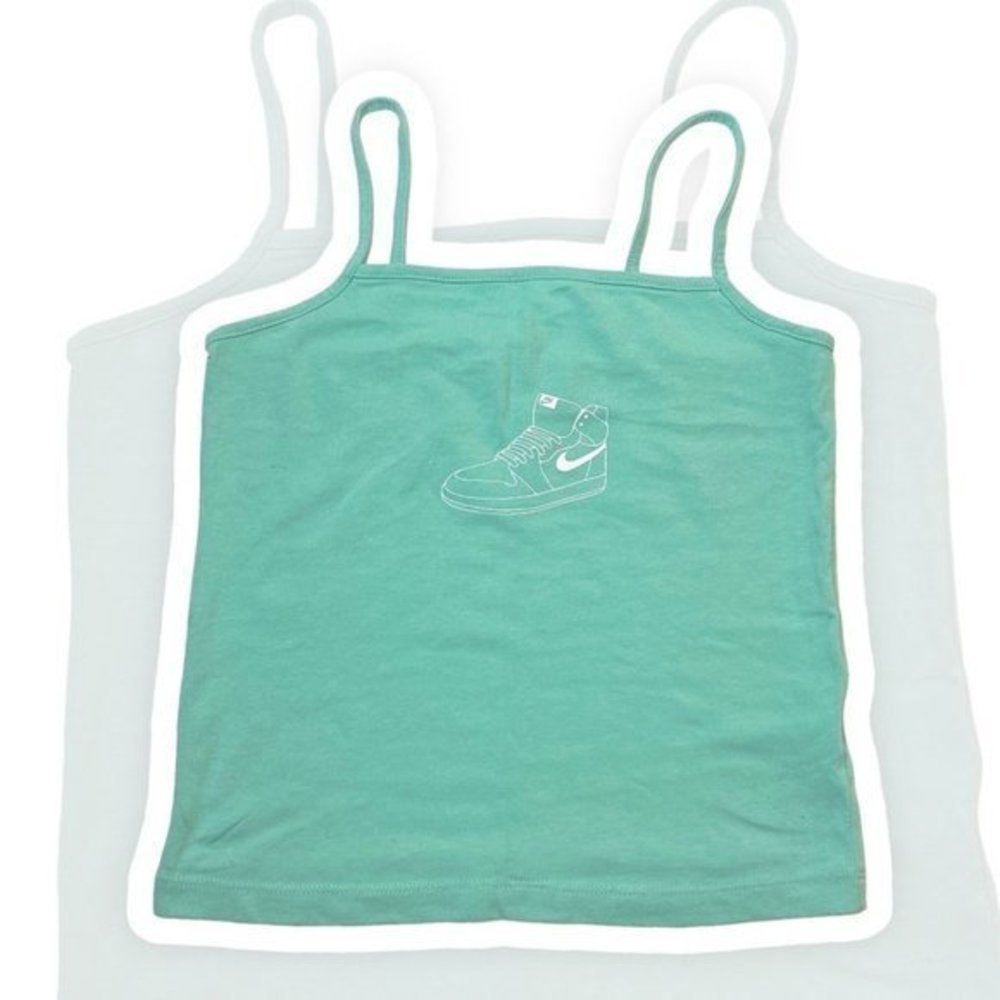 Customized Wild Fable Turquoise Tank Top- size small